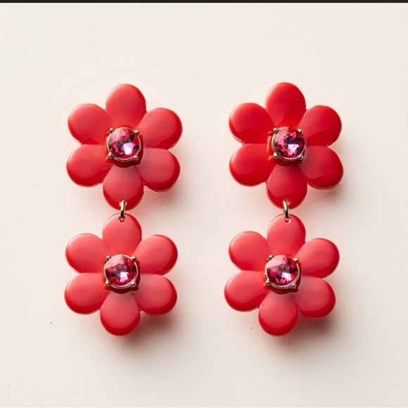 Kate Spade X Target Floral Linear Earrings New - Picture 3 of 4